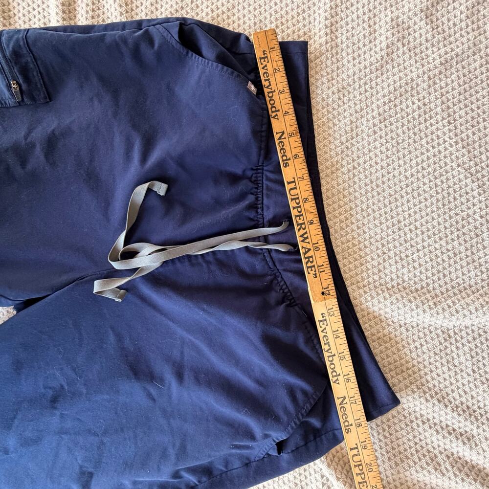 Set of Figs Womens Scrubs Jogger Pants & Top  Pockets XL XXL Navy Blue - Picture 10 of 11